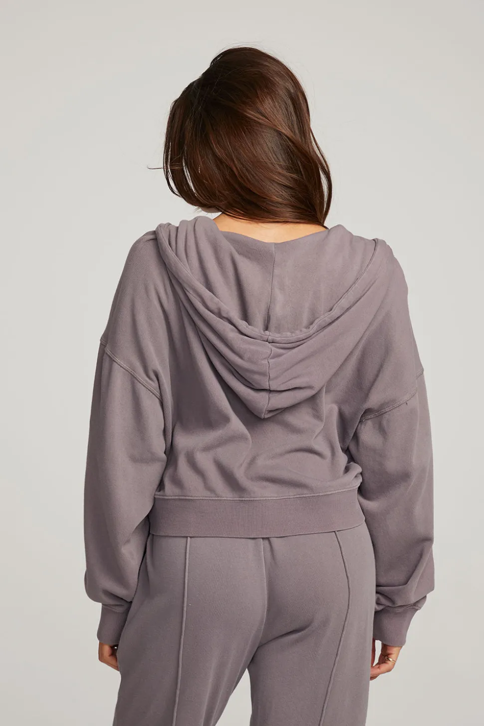 Chaser Brand Abilene Purple Sage Zip Up Hoodie Discount