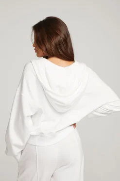 Chaser Brand Abilene White Zip Up Hoodie Shop