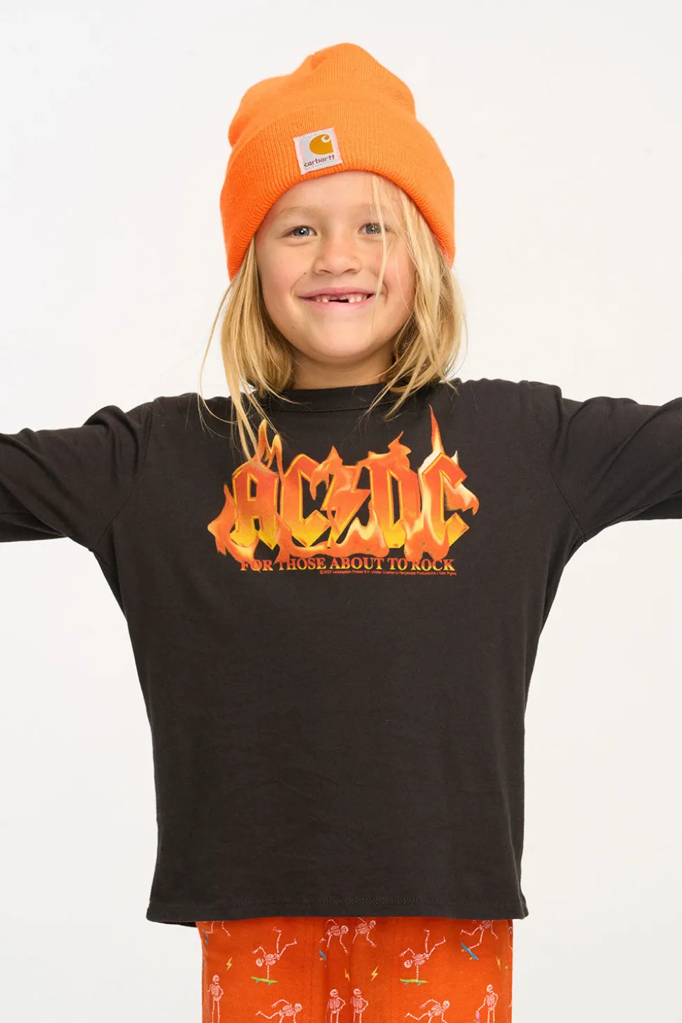 Chaser Brand AC/DC For Those About To Rock Boys Long Sleeve New
