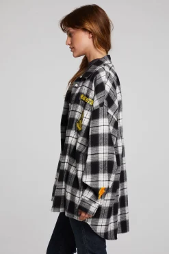 Chaser Brand AC/DC High Voltage Flannel Button Down Shop