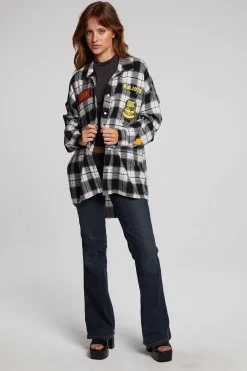 Chaser Brand AC/DC High Voltage Flannel Button Down Shop