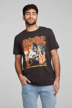 Chaser Brand AC/DC North American Tour Crew Neck Tee Discount
