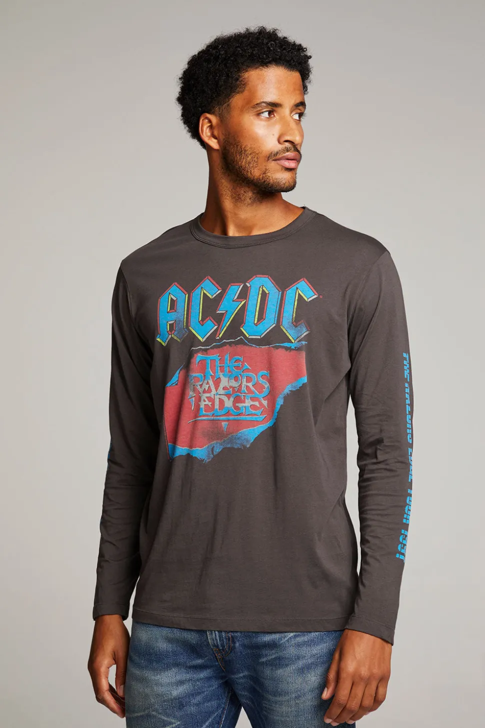Chaser Brand AC/DC The Razors Edge Mens Tee Sale