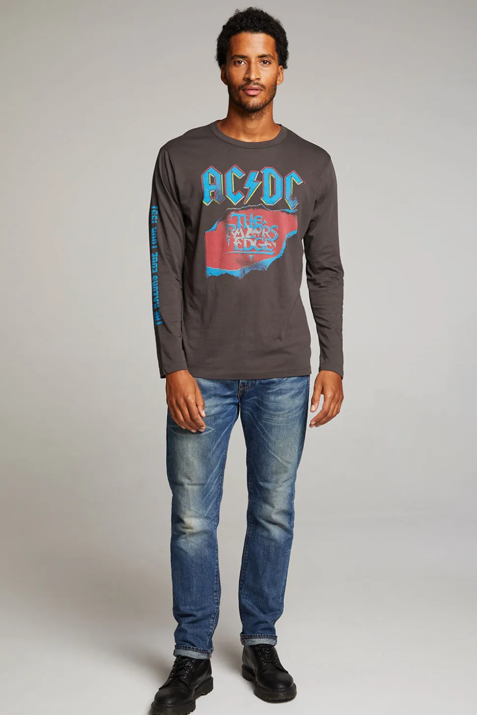 Chaser Brand AC/DC The Razors Edge Mens Tee Sale