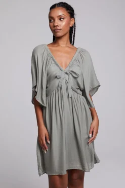 Chaser Brand Adele Sage Mini Dress Discount