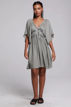 Chaser Brand Adele Sage Mini Dress Discount