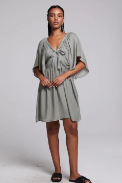 Chaser Brand Adele Sage Mini Dress Discount