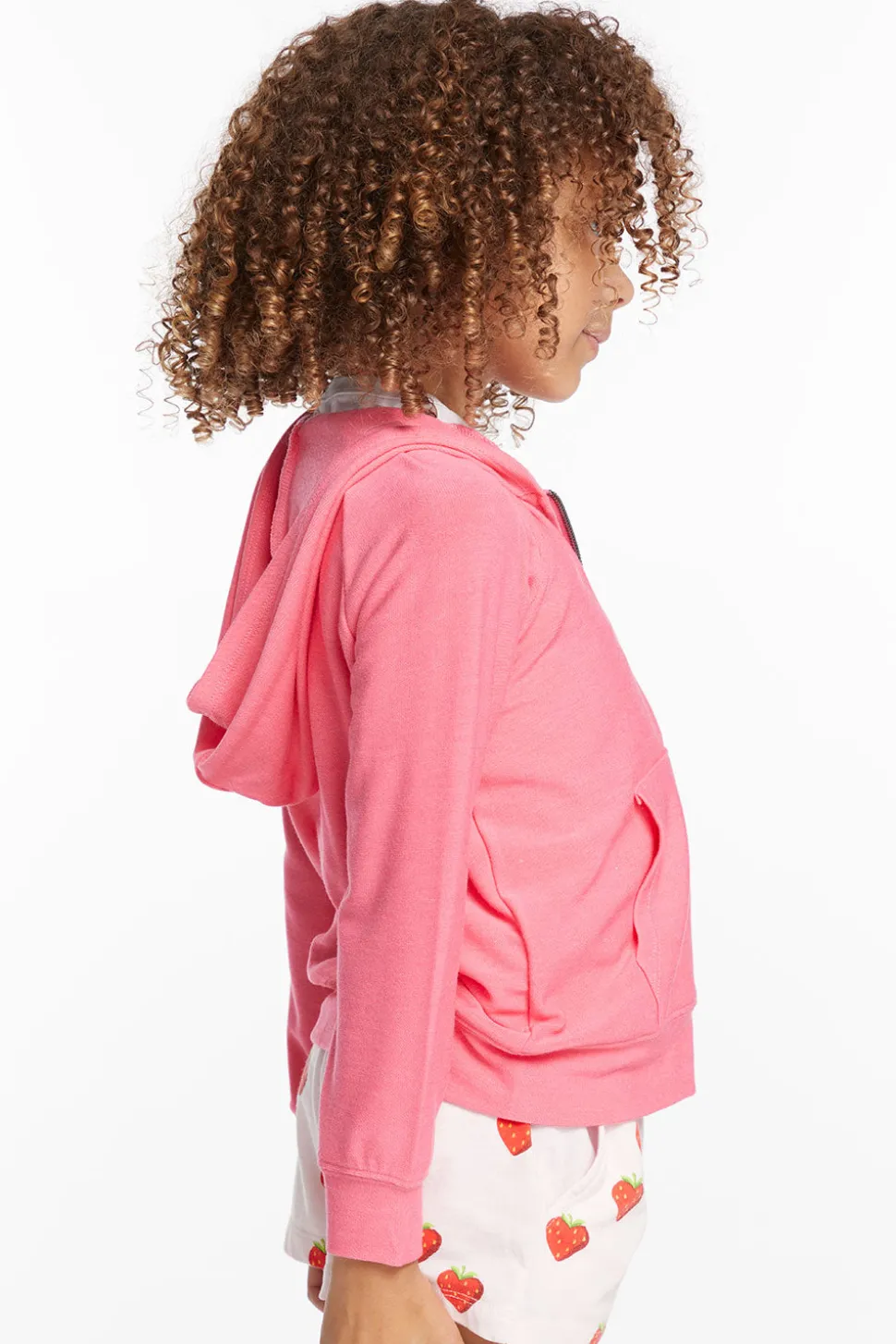 Chaser Brand Alana Orchid Girls Zip Up Hoodie Online