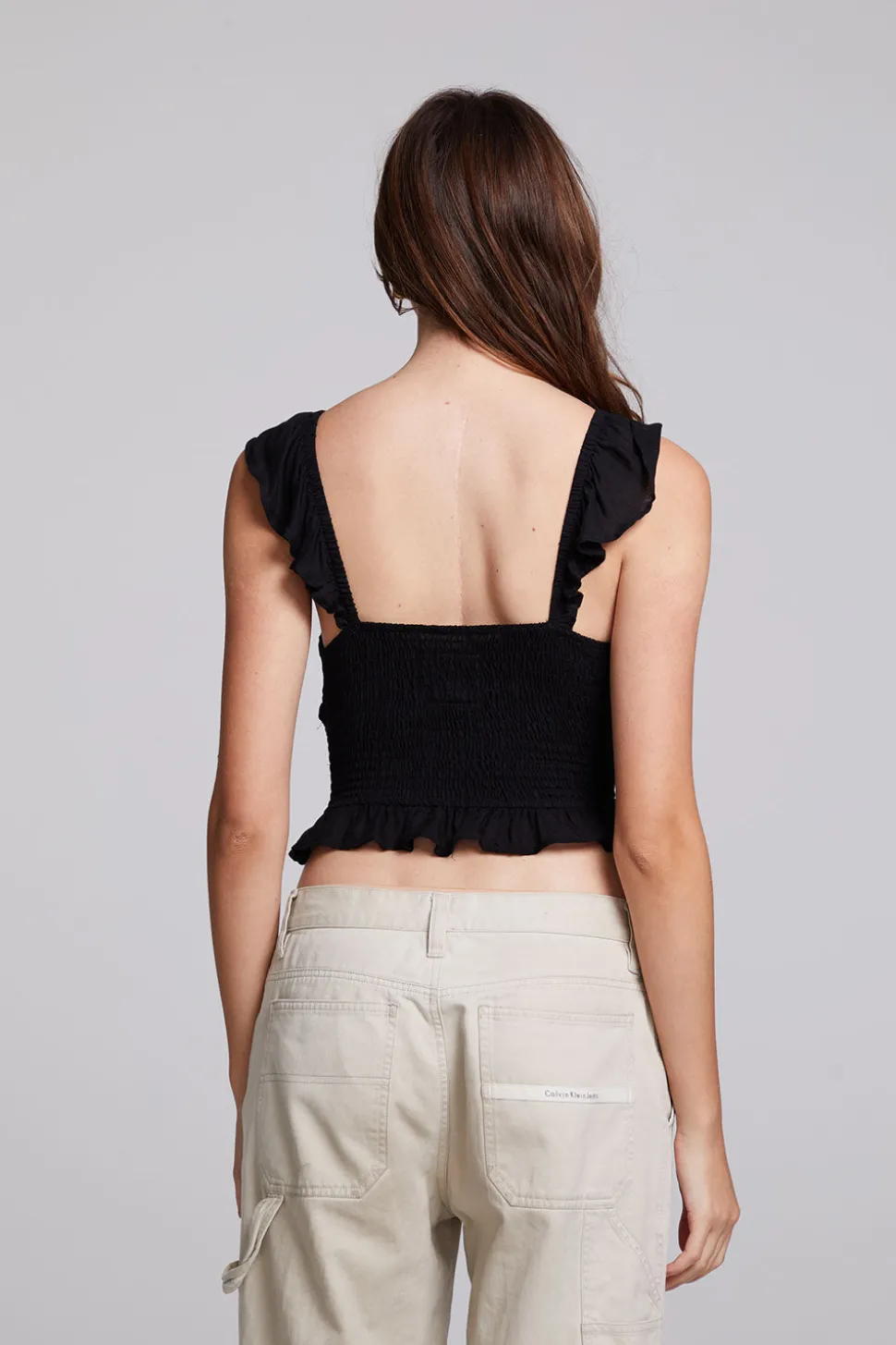 Chaser Brand Alessia Black Blouse Cheap