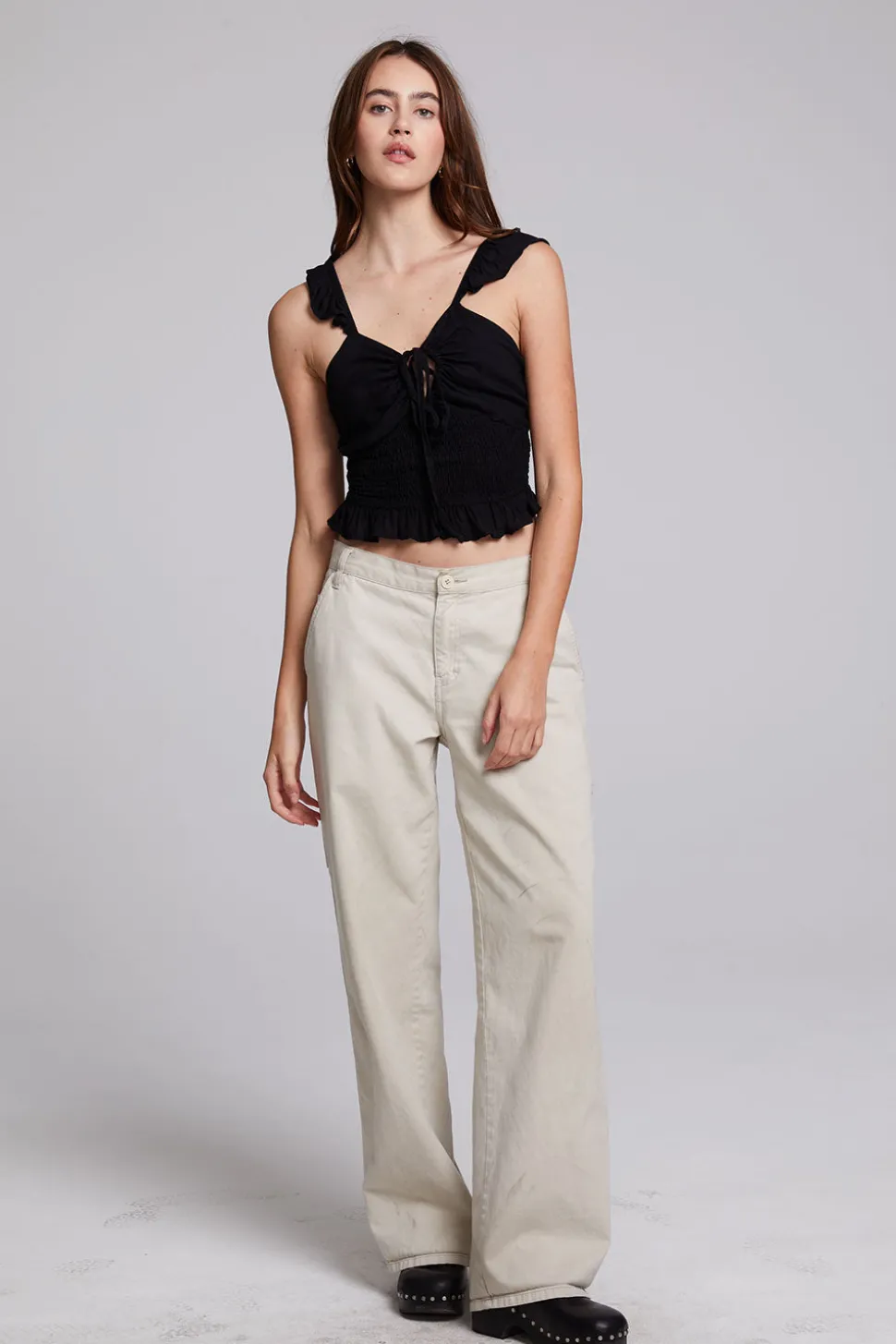 Chaser Brand Alessia Black Blouse Cheap