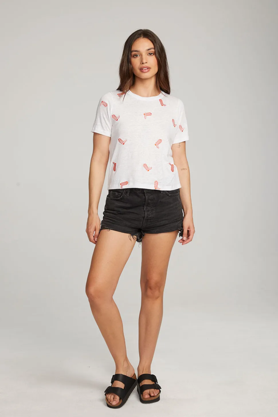Chaser Brand Allover Cowboy Boot Tee Cheap