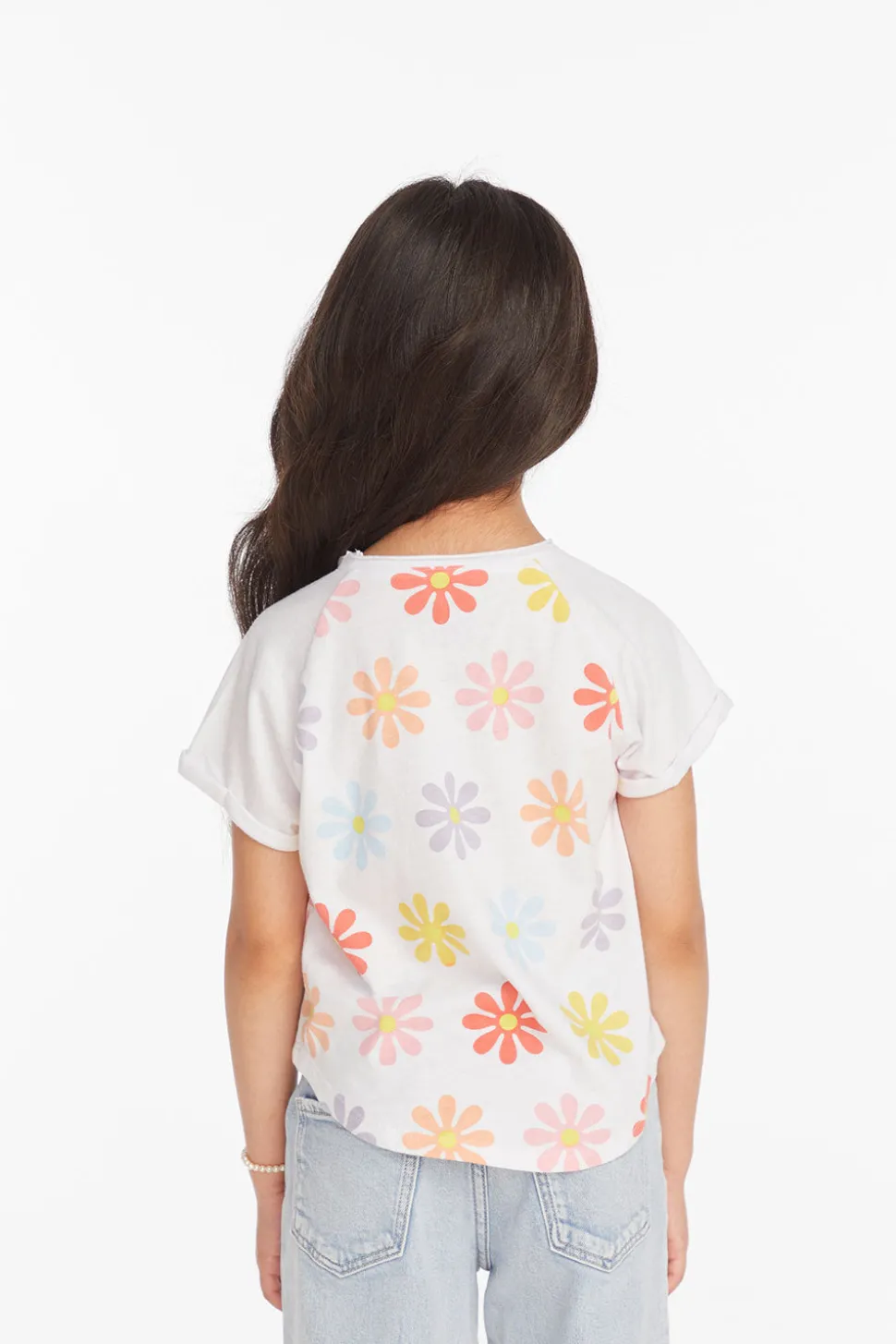 Chaser Brand Allover Flower Girls Shirt New