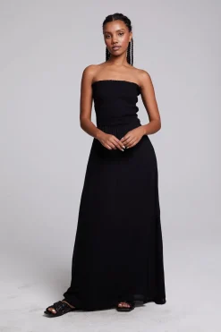 Chaser Brand Anita Black Maxi Dress Cheap
