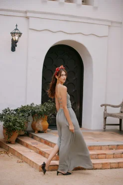 Chaser Brand Anita Sage Maxi Dress Cheap