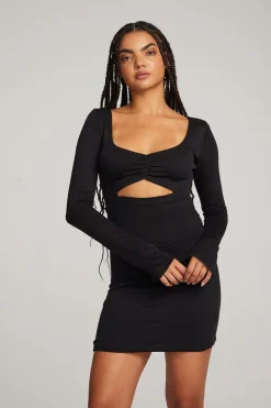 Chaser Brand Bay Licorice Mini Dress Cheap