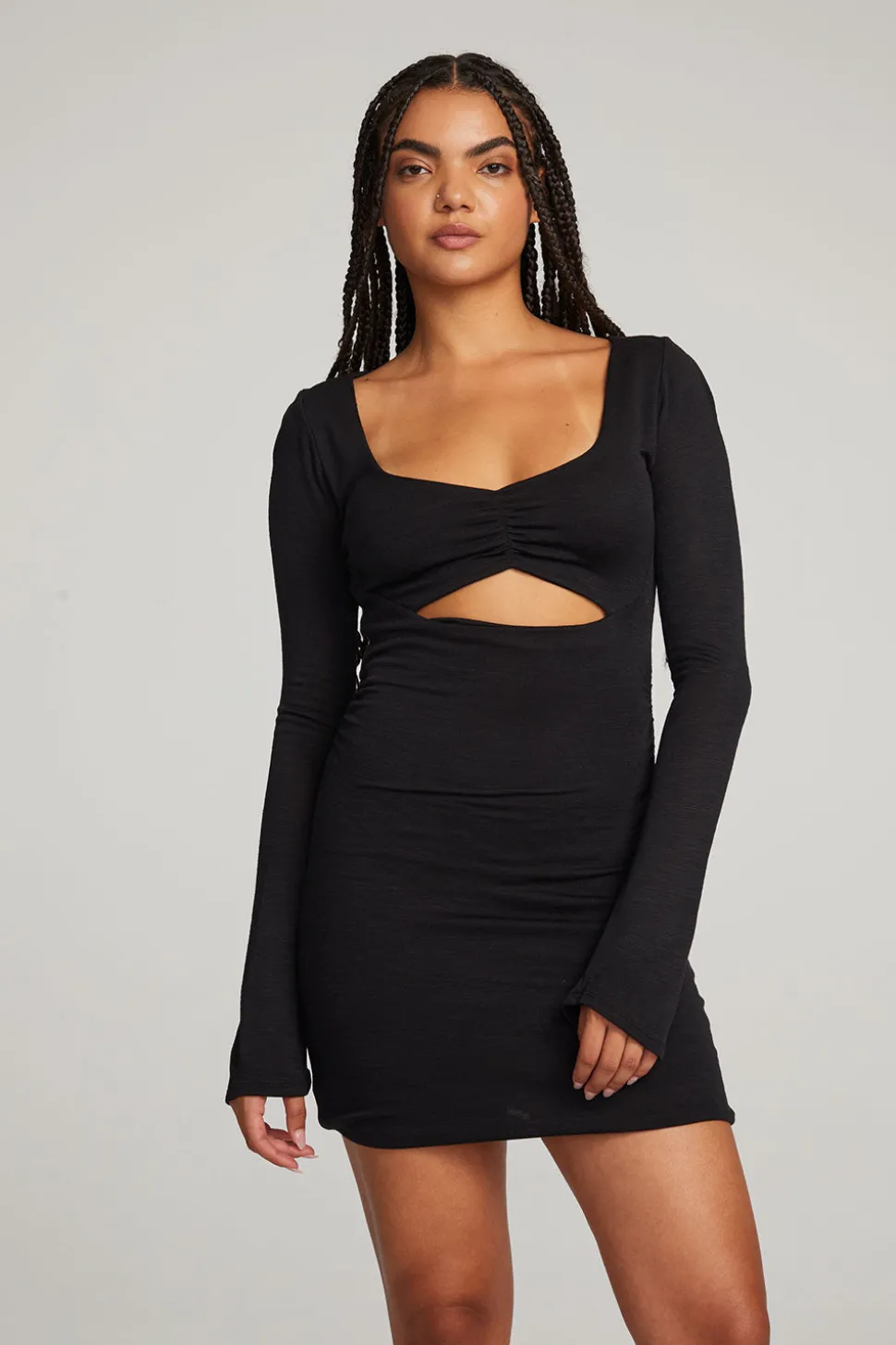 Chaser Brand Bay Licorice Mini Dress Cheap