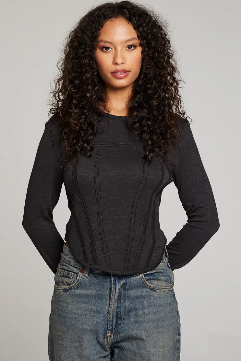 Chaser Brand Baysidee Licorice Long Sleeve Online