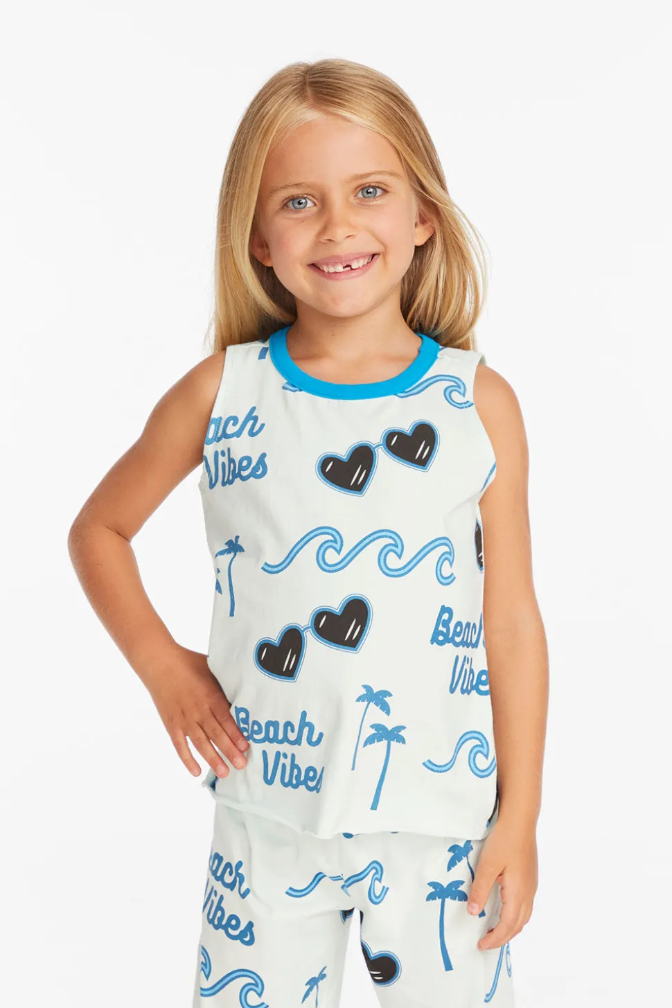 Chaser Brand Beach Vibes Girls Millie Tank Best