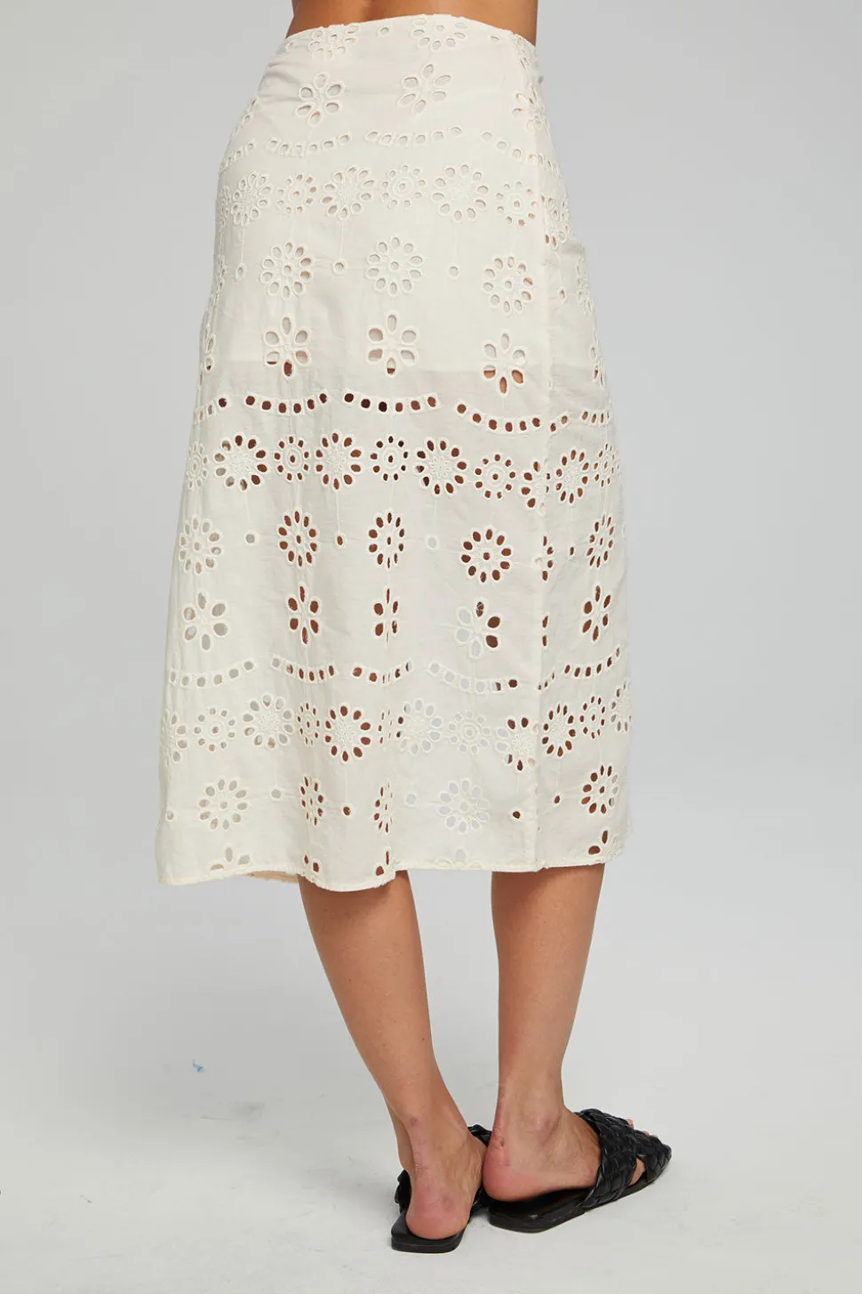 Chaser Brand Belle Midi Skirt - Gardenia Discount