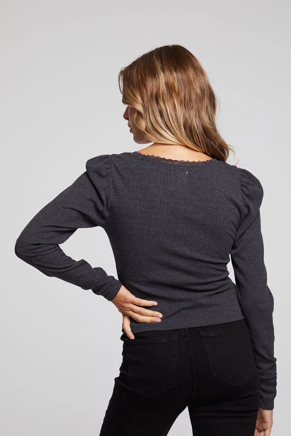 Chaser Brand Betsey Licorice Long Sleeve Clearance