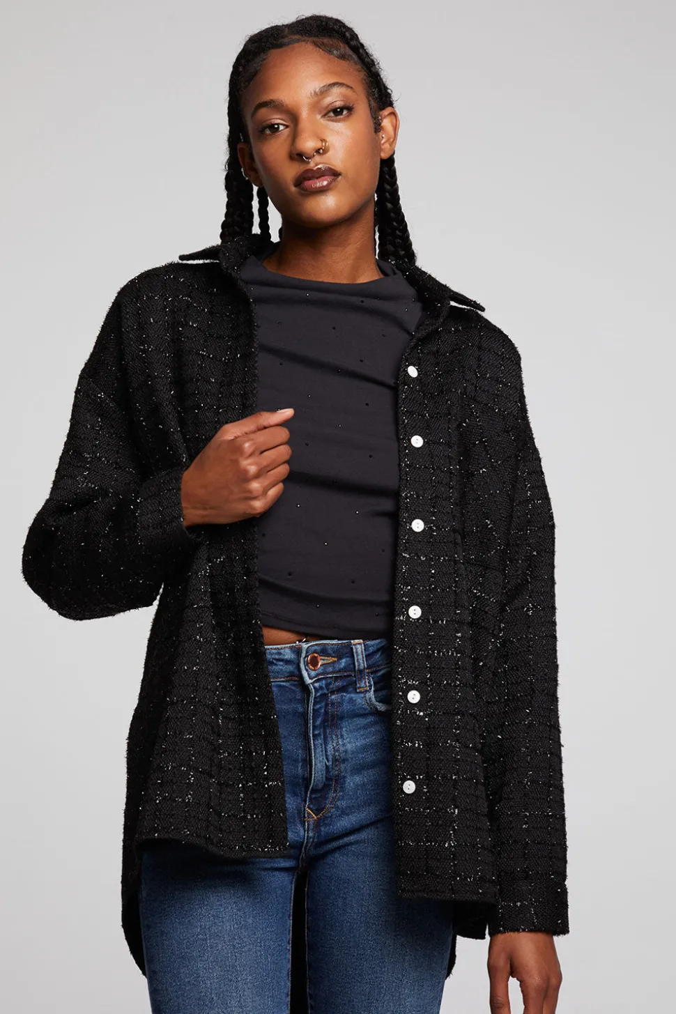 Chaser Brand Blake Licorice Button Down Best