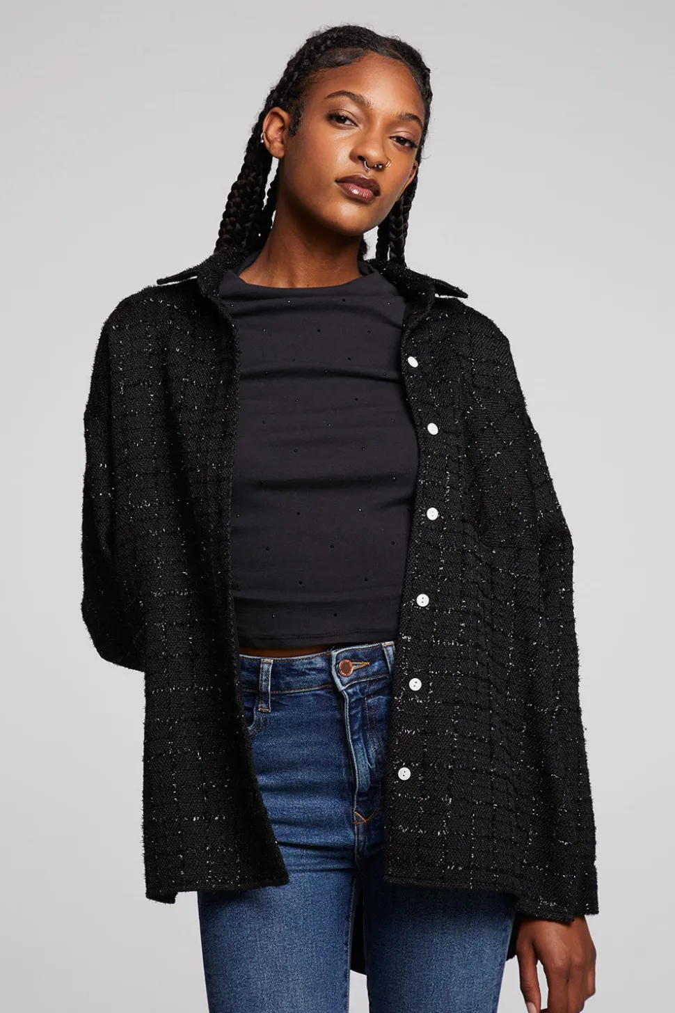 Chaser Brand Blake Licorice Button Down Best