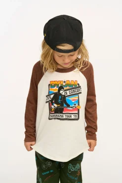 Chaser Brand Bob Dylan Live In Concert Boys Baseball Tee Discount