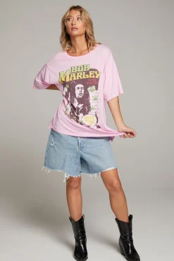 Chaser Brand Bob Marley Stir It Up One Size Tee Cheap