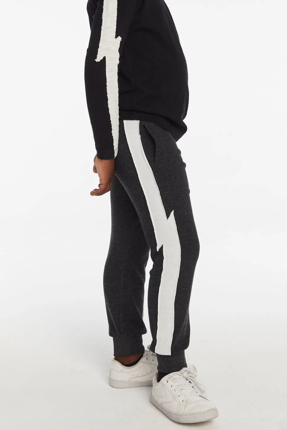 Chaser Brand Bolt Licorice Joggers Sale