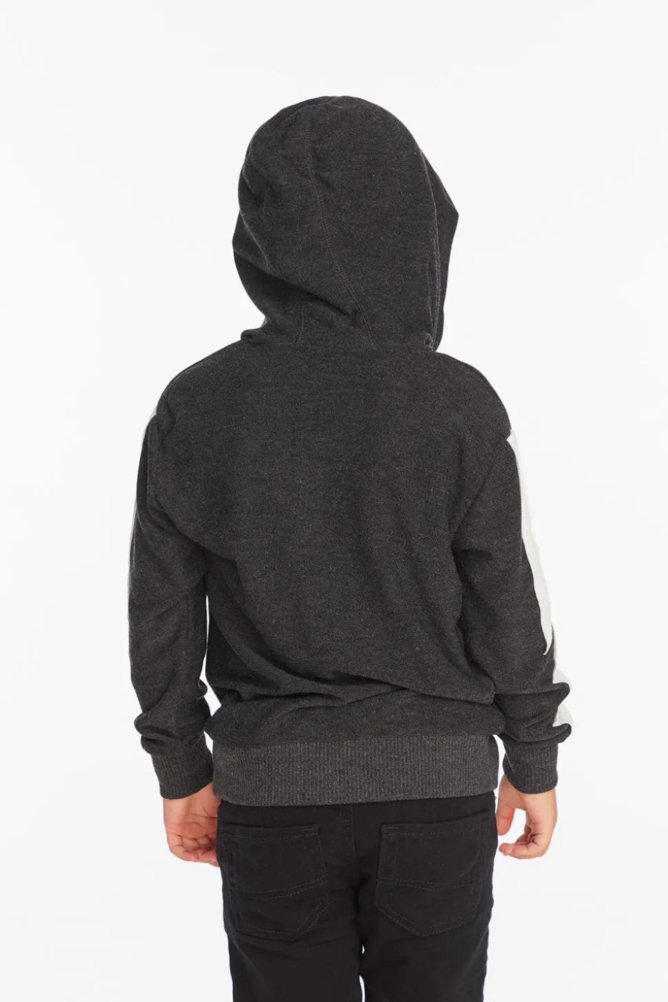 Chaser Brand Bolt Licorice Long Sleeve Zip Up Hoodie Store