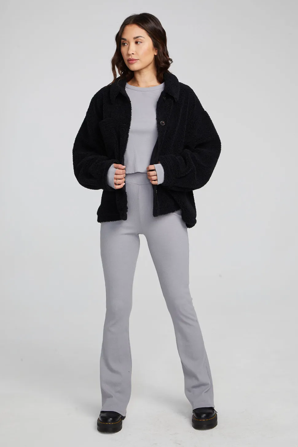 Chaser Brand Bolt Shadow Black Jacket Cheap