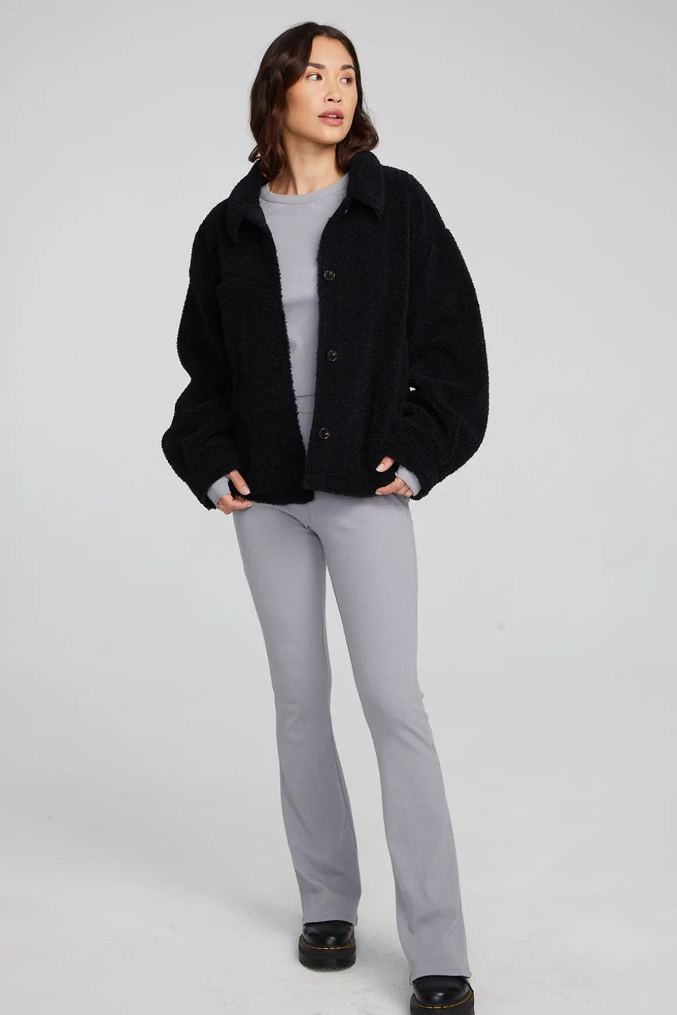 Chaser Brand Bolt Shadow Black Jacket Cheap