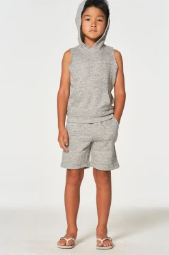 Chaser Brand Boys Linen French Terry Beach Shorts Fashion