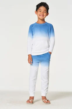 Chaser Brand Boys Linen French Terry Long Sleeve Kanga Pocket Pullover Outlet