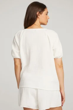 Chaser Brand Brentwood White Blouse Shop