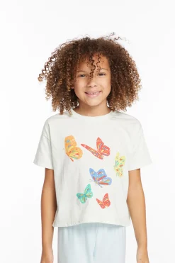 Chaser Brand Butterflies Girls Tee Outlet