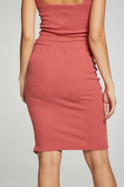 Chaser Brand Button Down Pencil Skirt New