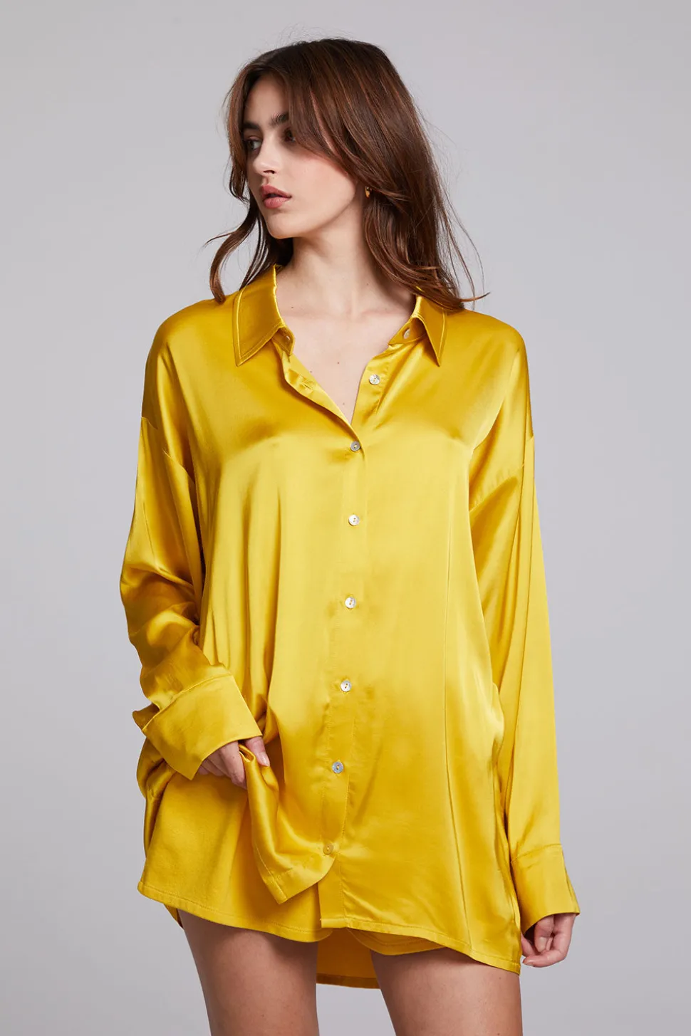 Chaser Brand Capri Mimosa Button Down Online