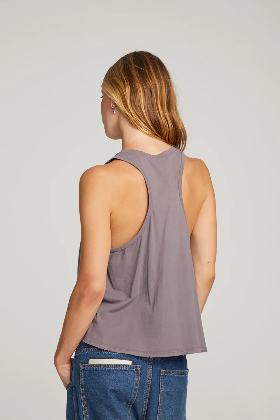 Chaser Brand Carmel Purple Sage Tank Top Cheap