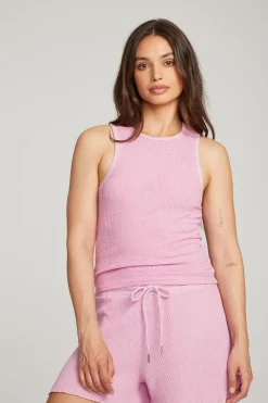 Chaser Brand Carnaby Pastel Lavender Tank Top Clearance