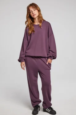 Chaser Brand Casbah Plum Perfect Pullover Best Sale