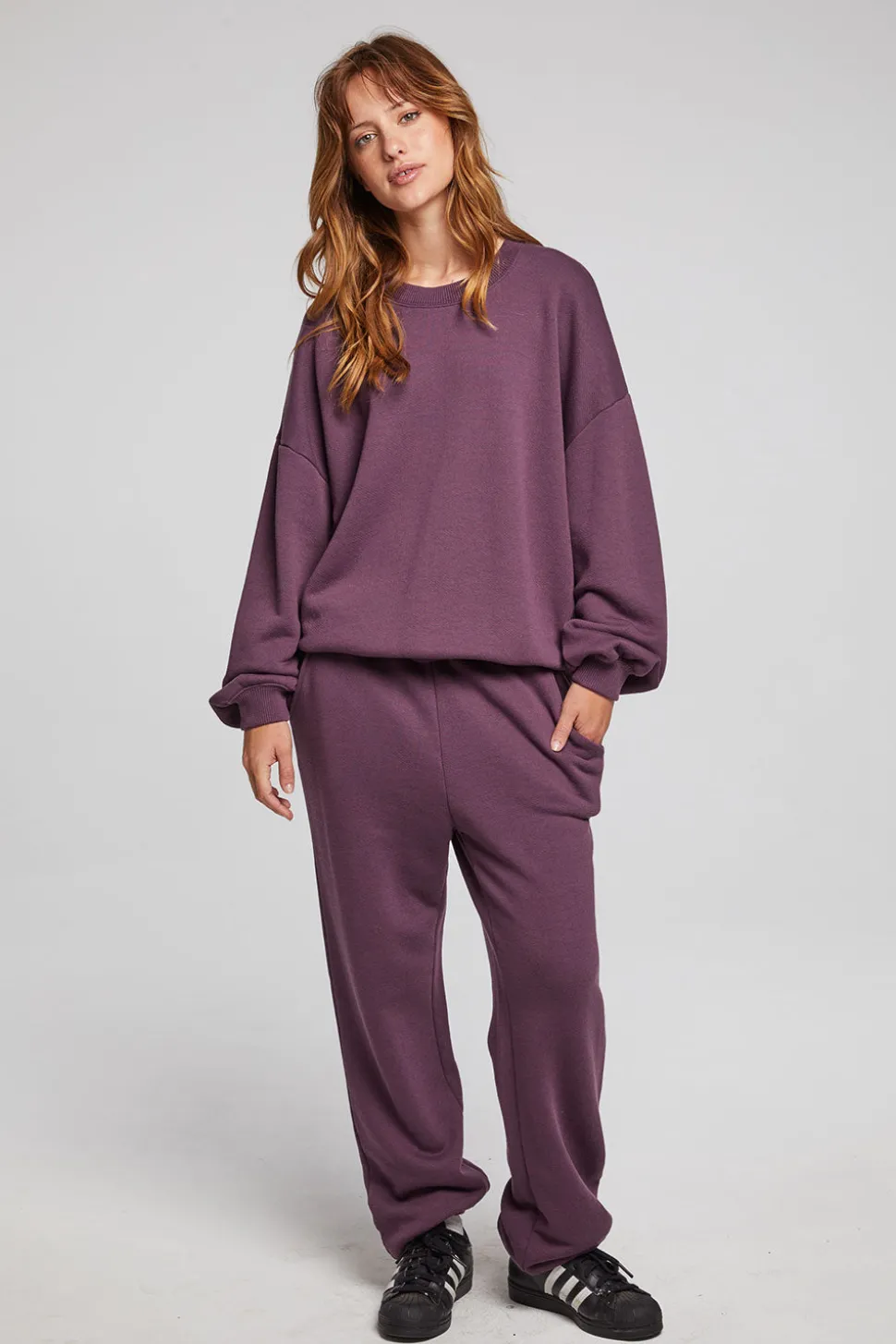 Chaser Brand Casbah Plum Perfect Pullover Best Sale