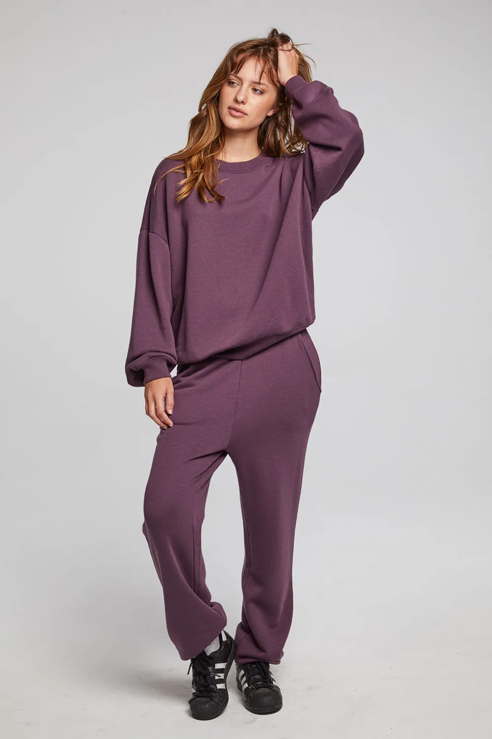 Chaser Brand Casbah Plum Perfect Pullover Best Sale