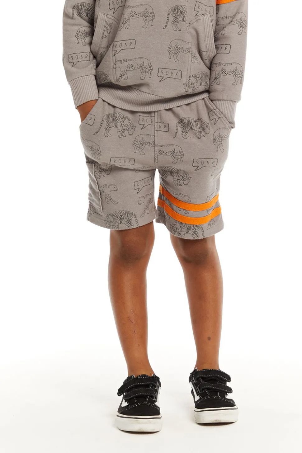 Chaser Brand Cheetah Print Cargo Shorts Flash Sale