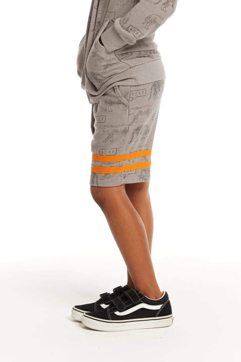 Chaser Brand Cheetah Print Cargo Shorts Flash Sale