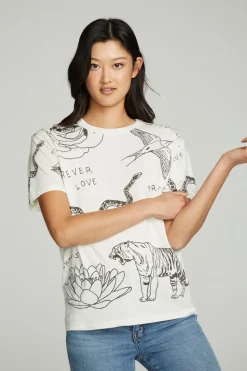Chaser Brand Cherish Forever Crew Tee Outlet