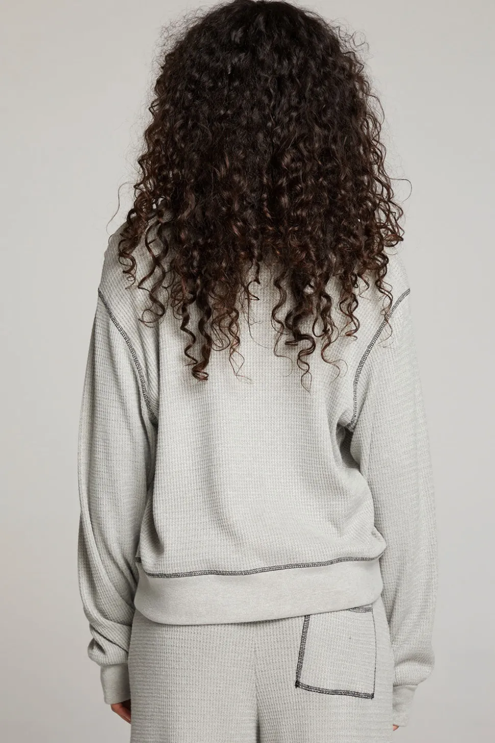 Chaser Brand Church Heather Grey Long Sleeve Cheap