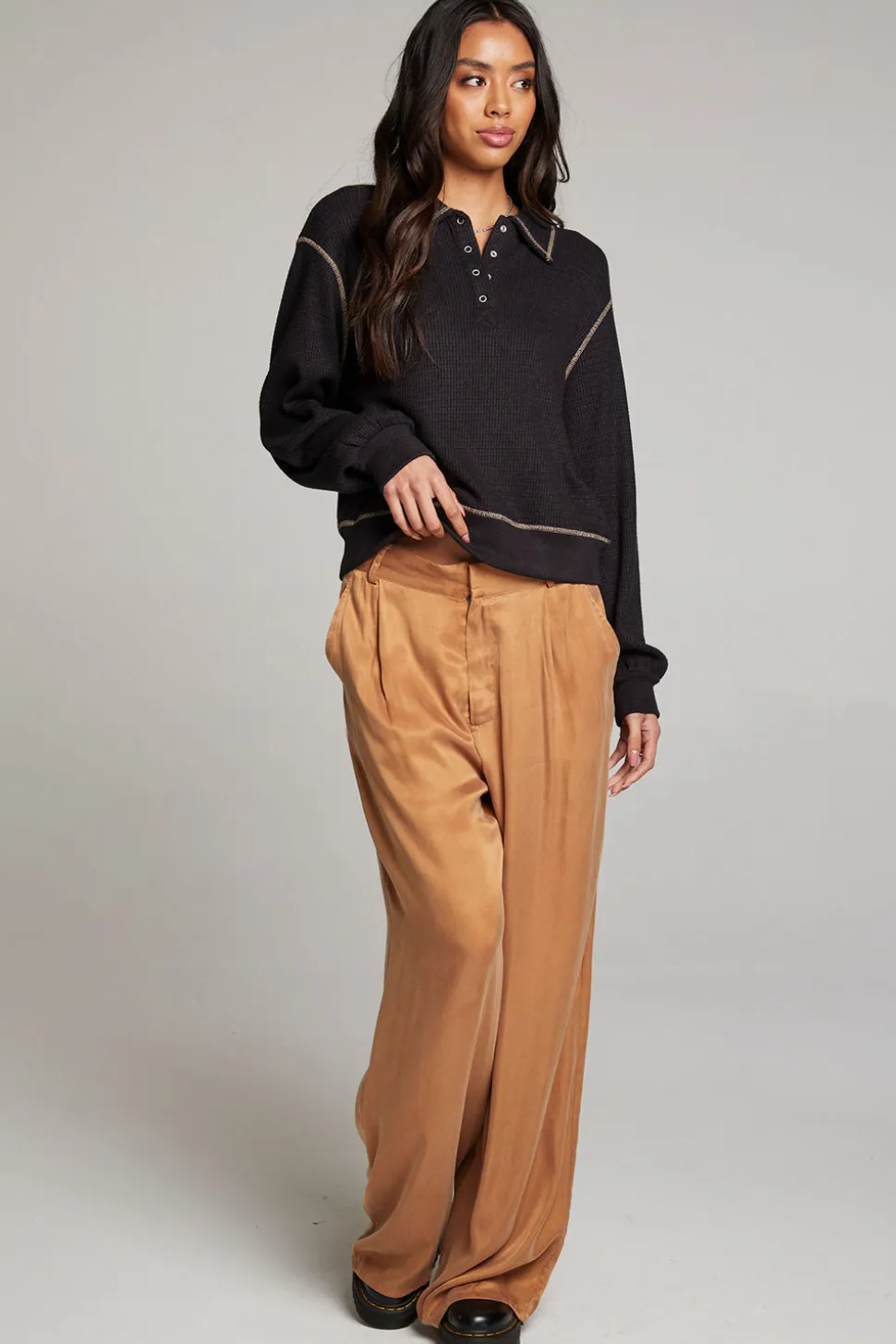 Chaser Brand Church Licorice Long Sleeve Shop