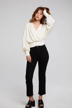 Chaser Brand City Starry White Blouse Fashion