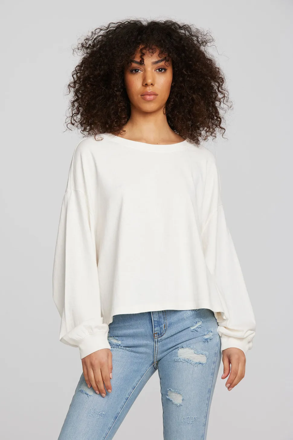 Chaser Brand Coast Cotton Jersey Long Sleeve Tee Cheap